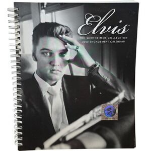 2005 Elvis Presley Wertheimer Collection Engagement Calendar Spiral Bound 9x7"